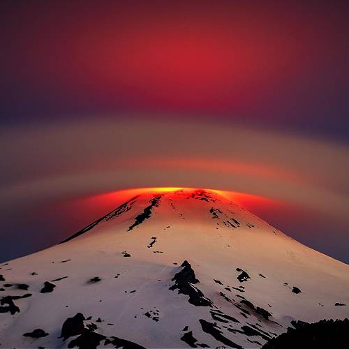The volcano and the cloud - Photography Winner